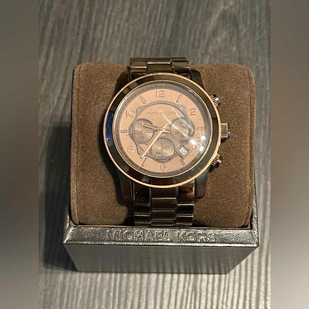 Michael Kors Men’s Watch, Chocolate